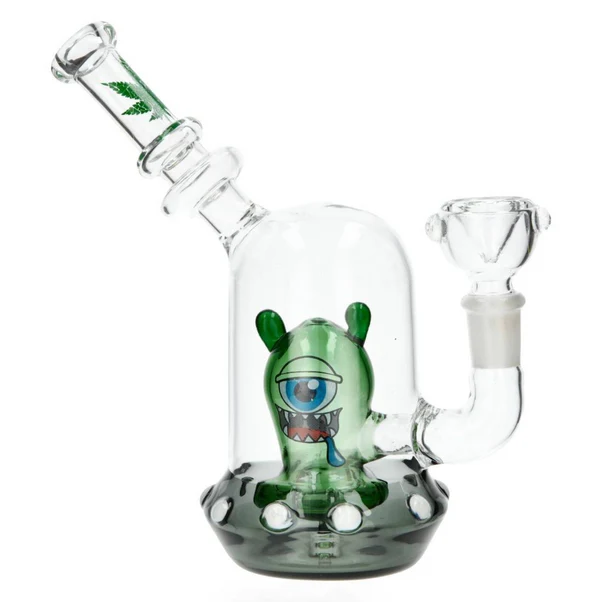 glass-bong-green-alien-bubbler-17cm.webp