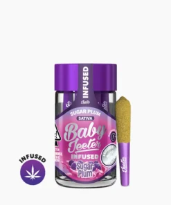 JEETER | Baby Jeeters Sugar Plum – 5 Pack Infused Prerolls (0.5g each)