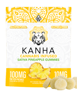 KANHA | Pineapple – Sativa Gummies – 100mg