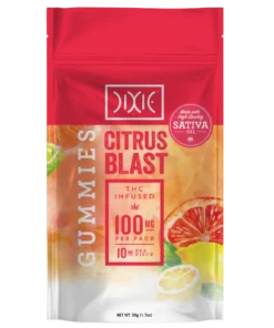 Citrus Blast Gummies 100mg 10 Pack