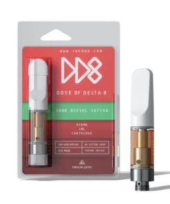Delta-8 Disposable Vape Cartridge Sour Diesel