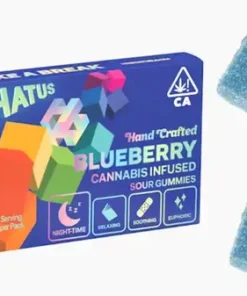 Blueberry 1:1:1 THC:CBD:CBN Sour Gummies
