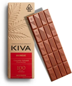 5mg Kiva ‘Milk’ Chocolate Bar 100mg THC total